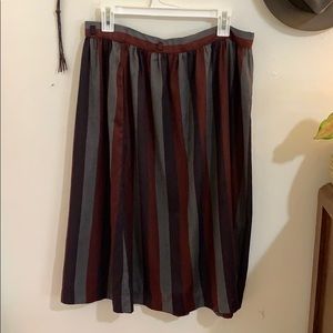 True vintage union label striped skirt